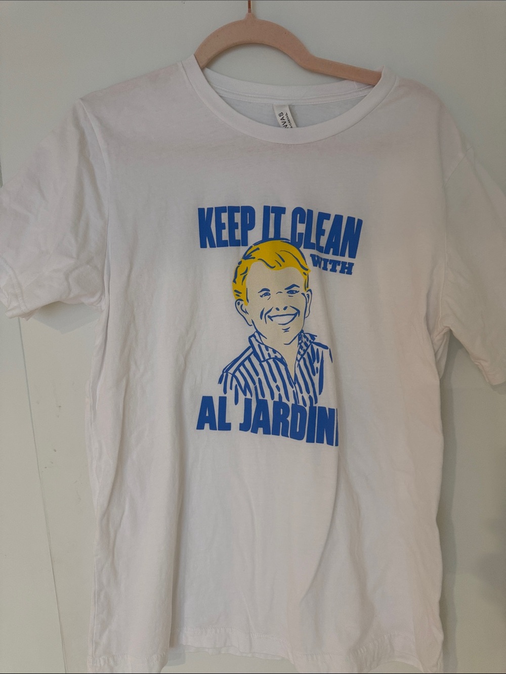 Al Jardin White Graphic Tee - Keep It Clean